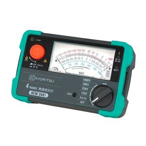 Kyoritsu เครื่องทดสอบความต้านทานฉนวนกันความร้อนแบบแอนะล็อก3431ทดสอบแรงดันไฟฟ้า3ระดับ250V 500V 1000V KEW3431 Kyoritsu3431 - Product Image 3