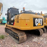 Excavatrice sur chenilles hydraulique d'occasion CAT323D à vendre avec moteur haute puissance de creusement et garantie d'un an incluse