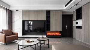 Meuble TV moderne de luxe sur mesure, rangement, panneau en bois de haute qualité pour salon, chambre à coucher, appartement, salle à manger, hôtel - Product Image 3