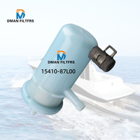 Filter Bahan Bakar Diesel Berkualitas Tinggi Grosir 15410-87L00 untuk Elemen Mesin Luar Perahu