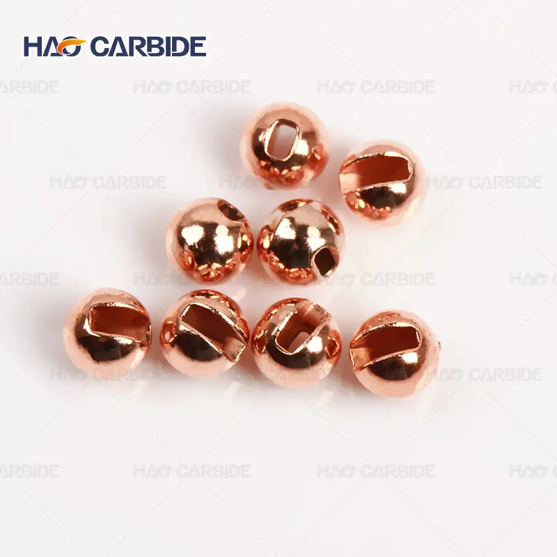 Hot Sale Nymph Jig Head TUNGSTEN BEADS FOR FLY TYING tungsten slotted beads