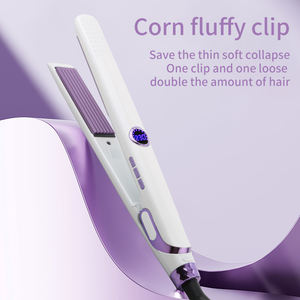 <span class=keywords><strong>Fer</strong></span> à sertir Cornrow à chauffage rapide Réglage multi-engrenages Affichage numérique de mise hors tension intelligent <span class=keywords><strong>Fer</strong></span> à friser enfichable - Product Image 4