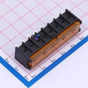 DBT50G-6.35-8P-BK-P OGC Barrier Terminal Block Through hole Component (THT),P=6.35mm Connector - Product Image 1