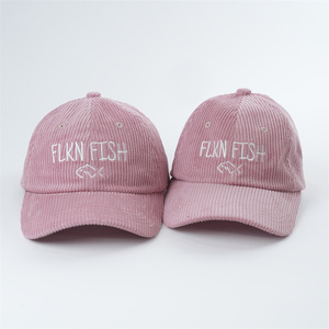 หมวกผ้าลูกฟูกสำหรับทั้งเด็กขนาดและผู้ใหญ่6แผงแบบกำหนดเอง - Product Image 1