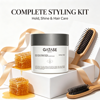 Crème Coiffante Professionnelle Huile d'Argan Acides Aminés Miel Collagène Rafraîchissante Non Grasse Tenue Longue Durée Marque Privée Personnalisée