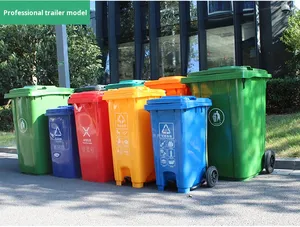 50L hình chữ nhật cổ điển thường vụ trong nhà bụi bin khách hàng Thùng rác bin bánh xe thân thiện với môi nhựa HDPE nhà bếp sử dụng Thùng rác có thể chất thải - Product Image 5