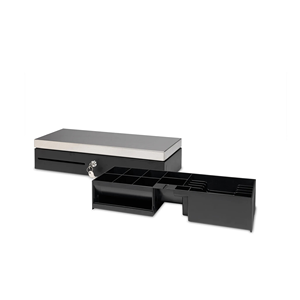 Cajón <span class=keywords><strong>de</strong></span> efectivo estándar portátil para <span class=keywords><strong>cajero</strong></span> <span class=keywords><strong>de</strong></span> supermercado, con tapa abatible <span class=keywords><strong>de</strong></span> almacenamiento <span class=keywords><strong>de</strong></span> metal, 8 billetes ajustables/8 <span class=keywords><strong>monedas</strong></span>, precio más bajo - Product Image 4