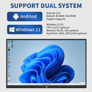 Màn hình cảm ứng tinh thể lỏng tương tác thông minh 75 inch, màn hình treo tường, máy quảng cáo treo tường. - Product Image 4