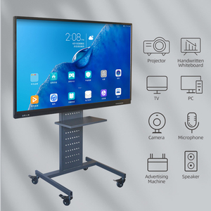 Factory-Direct 85 Inch Moniteurs Electronic Whiteboard Android Window Dual System Interactive <b>Board</b> for Meeting - Product Image 5