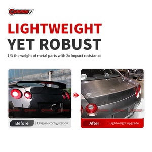 ฝาครอบท้ายรถยนต์นิสสัน GTR R35 แบบ OEM ผลิตจากคาร์บอนไฟเบอร์แห้ง จำหน่ายโดยตรงจากโรงงาน ราคาขายส่ง - Product Image 3