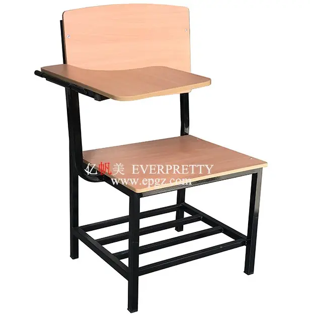 Современный стул для набросков с блокнотом для письма, высококачественный деревянный стул для набросков, набор школьной мебели