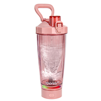 Gobelet mélangeur rechargeable par USB pour les shakes et les substituts de repas, sans BPA, en AS, bouteille de shaker à protéines électrique de 24 oz