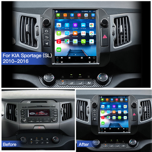 Android14 Tesla Style Screen Car Radio Multimedia Video Player For Kia Sportage 3 SL 2010-2016 2 din WIF BT 4G Carplay Auto GPS - Product Image 5