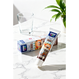 Pasta de dientes para niños 2080, 70g, con aroma a pan de barbería, para niños - Product Image 1