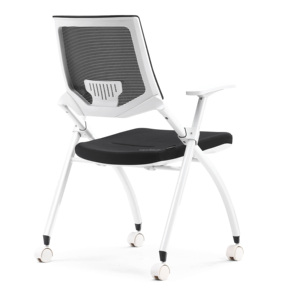 Silla de Oficina Moderna de Metal para Universidad, con Ruedas de PP, Diseño Plegable para Aula Escolar, Estudiantes, Sala de Capacitación, <span class=keywords><strong>Hospital</strong></span> - Product Image 4