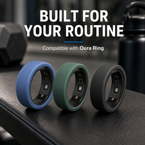 Coque de protection en silicone bordeaux pour Oura Ring 5/4 Galaxy Ring RingConn Ultrahuman, élégante, cadeau pour femme - Product Image 4