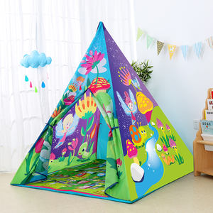 Espace cosmique coloré personnalisé enfants Tee <span class=keywords><strong>pipi</strong></span> indien adapté <span class=keywords><strong>Tipi</strong></span> tente <span class=keywords><strong>pour</strong></span> enfants - Product Image 2