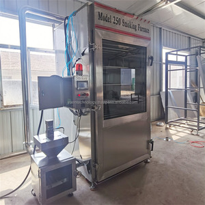 Machine à fumer commerciale pour viande et poisson, machine à sécher et à fabriquer des saucisses, construction en acier inoxydable pour l'alimentation - Product Image 4