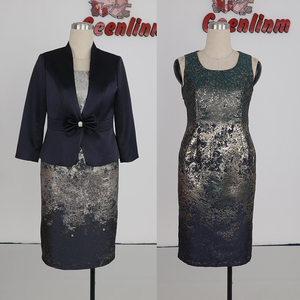 Costumes deux pièces grande taille pour la mère de la mariée, tenues de cérémonie pour femmes, costumes de cérémonie de haute qualité, robe de cérémonie élégante pour femmes - Product Image 5