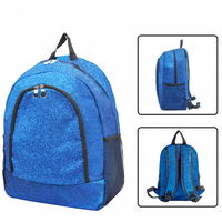 Zaino scintillante con glitter per ragazze, borsa da scuola leggera, zaino casual con tasche multiple, zaino con glitter per la scuola e i viaggi quotidiani