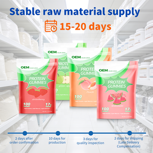 Gummies de protéines de lactosérum de haute qualité à marque privée OEM – Favorisent l'énergie et la croissance musculaire – Commande flexible pour le réapprovisionnement en stock - Product Image 3