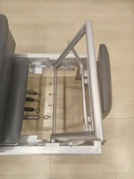 Reformer Pilates Classique en Aluminium avec Demi-Tourneuse, Machine d'Entraînement Complet du Corps Tout-en-un pour Studio et Rééducation
