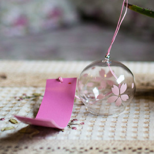 Campana de Viento Japonesa de Cristal Sakura en Oferta, Adorno Colgante para Ventana, Porche y Otra Decoración del Hogar - Product Image 4