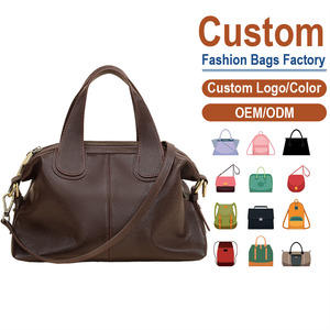 New <b>Large</b> Capacity Vintage Boston <b>Bag</b> Fashionable Retro PU Leather Shoulder <b>Bag</b> Spacious Classic Handbag for Women's <b>Work</b> - Product Image 1