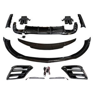 Alerón delantero y trasero para Mercedes Benz Clase S W223 2021+ S400 S450, difusor de parachoques, alerón trasero, bisel para faros antiniebla - Product Image 6
