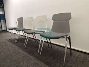 Nueva llegada caliente silla <span class=keywords><strong>de</strong></span> plástico apilable Metal cromado enclavamiento Trooley para la escuela Hotel eventos Conferencia exposición <span class=keywords><strong>alquiler</strong></span> - Product Image 4