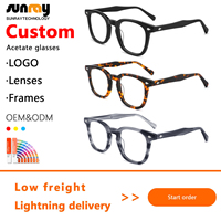 Nouvelle Arrivée En Gros Optique Lunettes Pas Cher En Ligne Chine Haute Qualité Sunray Acétate Lunettes Montures pour Hommes Femmes