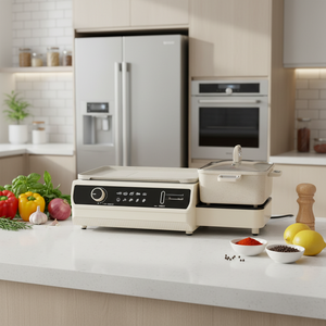 เตาบาร์บีคิวไฟฟ้าในครัวเรือน Mitcmolard รุ่น 2026 กระทะย่างไฟฟ้าอเนกประสงค์พร้อมหม้อไฟสำหรับครัว - Product Image 1