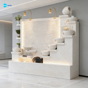Fontaine à cascade rétro très vendue pour la décoration de cour, de jardin, de maison et de villa, cadeau de pendaison de crémaillère - Product Image 1
