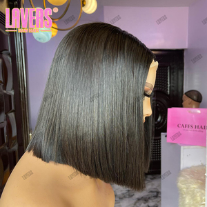 วิกผมบ๊อบ13X4ขนาด8-14นิ้ววิกผมคนแท้แบบเปรูผมแท้สั้นสำหรับผู้หญิงผิวดำ - Product Image 1