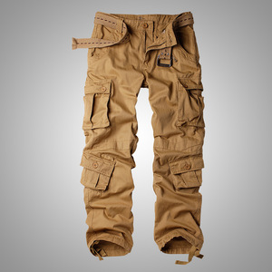 กางเกงผู้ชายกางเกงลายพรางหลวมๆหลายกระเป๋าสำหรับกลางแจ้ง - Product Image 3