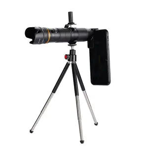 Mobile Camera Zoom Lens 4K HD Telescope Camera Zoom Lens Waterproof Adjustable Cell Phone Telephoto Lenses Smartphone Lenses