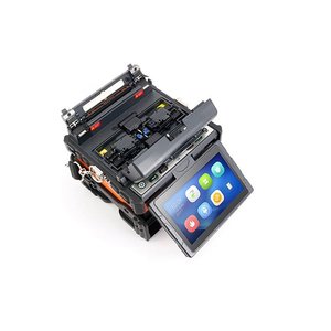 Épisseuse à fusion de fibres optiques Black Horse D21 100-240V AC avec port USB et connecteur SC pour épissage de câbles - Product Image 2
