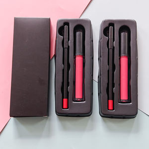 Lip Gloss Liner Matte beludru 2-in-1, Set lipstik cair tahan air dan tahan keringat tahan lama perlindungan penuh - Product Image 1