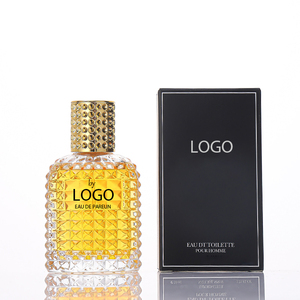 Flacone di Profumo Campione Gratuito, Logo Personalizzato, Bottiglia di Vetro Unica per Profumo 100ml Trasparente con Dettagli Dorati - Product Image 3