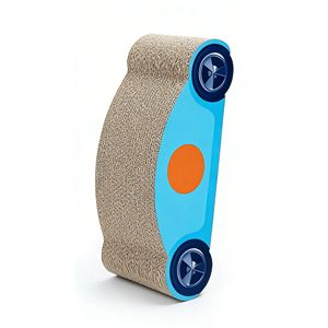 Creative design, thickened corrugated cardboard, wear-resistant, non-shedding cat paw bowl, cat toy, cat bed, integrated toy, - Product Image 2
