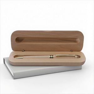 High Quality Custom Logo Wooden Ballpoint <b>Pen</b> Set Signature <b>Pen</b> with Wooden <b>Box</b> Wholesale Customized Logo Ballpoint <b>Pens</b> - Product Image 3