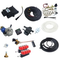 Kit de Conversión de Gasolina a GLP al por Mayor, Kit de Conversión Secuencial de Gas para Vehículos de 8 Cilindros con OBD II
