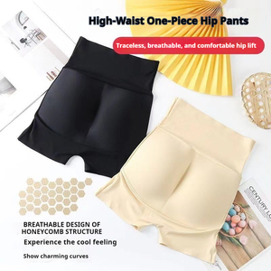 Moldeador de cuerpo para mujer, <span class=keywords><strong>bragas</strong></span> acolchadas para glúteos, Almohadilla para la cadera y cintura media, ropa interior moldeadora de realce, ropa interior levantadora de glúteos <span class=keywords><strong>con</strong></span> relleno - Product Image 2