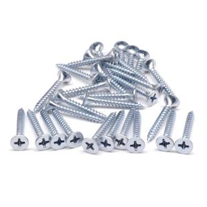 Tornillos de placa de guitarra de metal plateado de alta resistencia anticorrosión personalizados de fábrica OEM tornillos de montaje de placa de cuello pulgadas de acero - Product Image 4