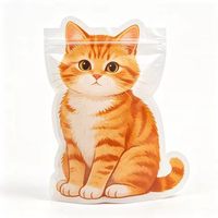 Sachet d'emballage alimentaire en plastique découpé sur mesure, forme irrégulière, imprimé OEM, pour bonbons et friandises pour enfants