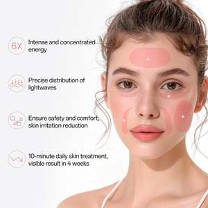 หน้ากากซิลิโคนพกพา ไฟ LED 7 สี พร้อมโลโก้แบบกำหนดเอง หน้ากากแสงสีแดงแฟชั่นสำหรับผู้หญิง - Product Image 5