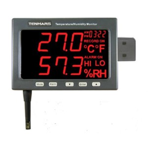 Registrador de Temperatura y Humedad de Precisión Taymas TM-185D con Clasificación IP66 y Función de Alarma - Product Image 3