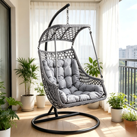 Chaise longue de jardin moderne pour extérieur avec canapé en rotin PE