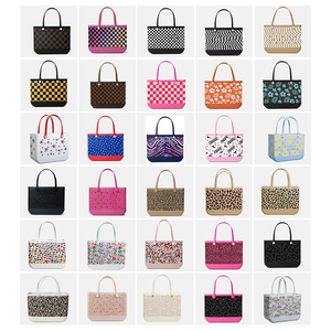 Sac de plage en EVA imprimé sur mesure, motif léopard, sac fourre-tout en EVA, bretelles détachables, imperméable, facile à nettoyer, ouverture supérieure, pour stade, shopping, vente en gros - Product Image 5