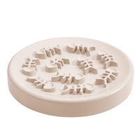 Slow Feed Dish für Katzen und kleine Hunde Fish Pool Design Pet Slow Feeder Bowl